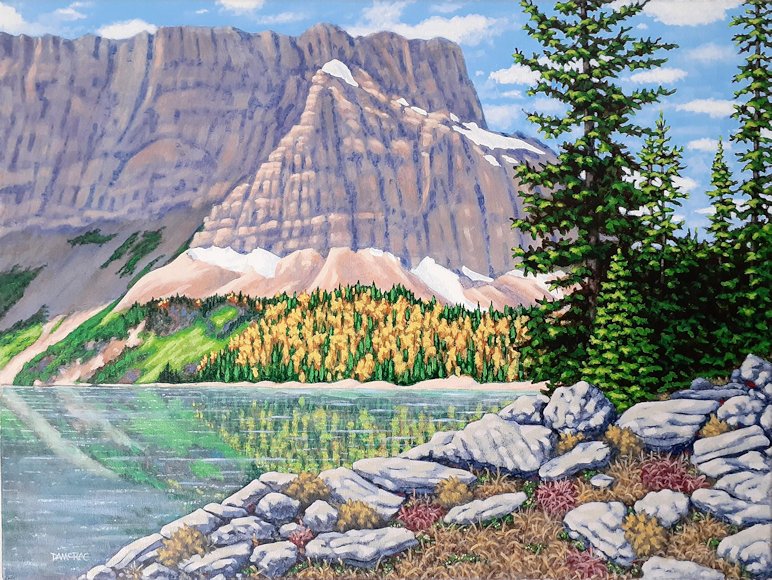 Image of art work “Autumn Tapestry at Floe Lake”