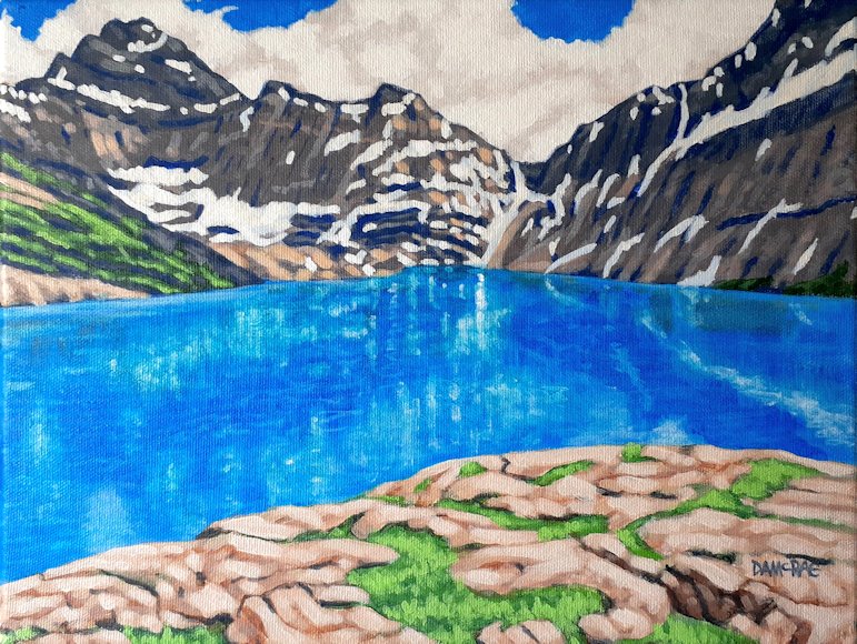 Image of art work “Incredible Blue: Lake McArthur”