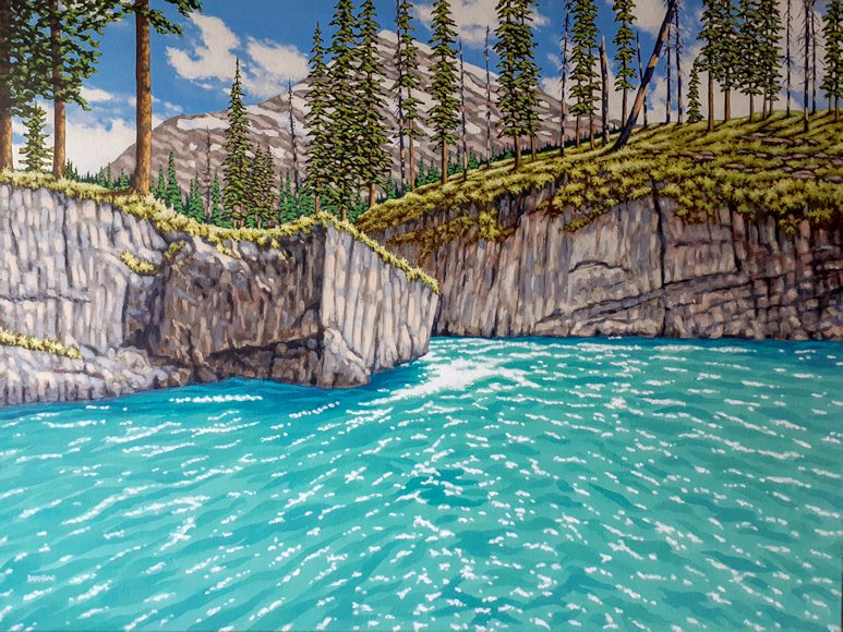 Image of art work “Marble Canyon in May”