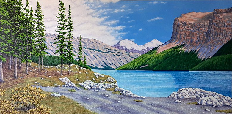 Image of art work “Mighty Minnewanka”