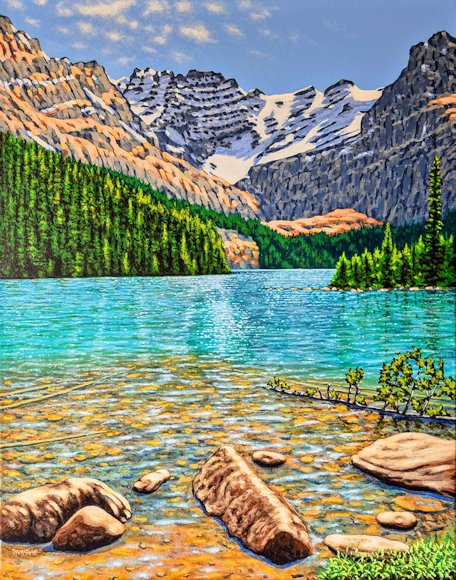 Image of art work “Morning Light on Lake O