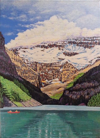 Image of art work “Mystical Morning in Lake Louise”