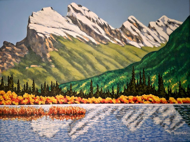 Image of art work &ldquo;Radiance on Mt. Rundle&rdquo;