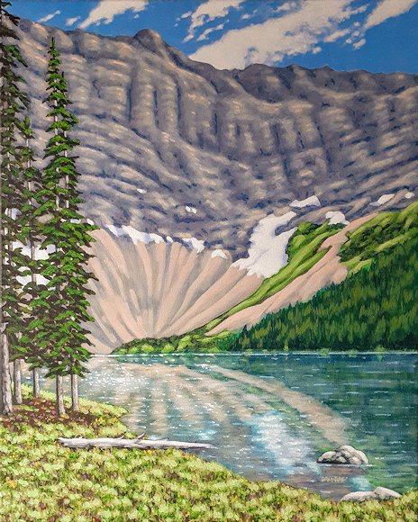 Image of art work &ldquo;Rawson Lake Reflection&rdquo;