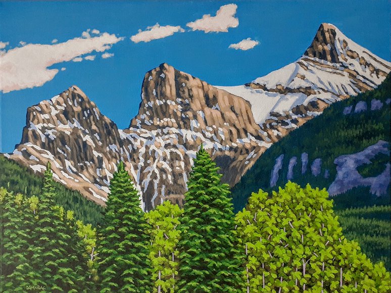 Image of art work &ldquo;The Three Sisters in Spring&rdquo;