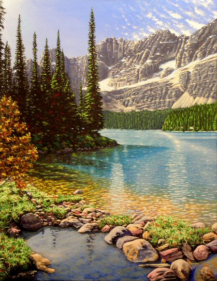Image of art work “Translucent Turquoise - Lake O