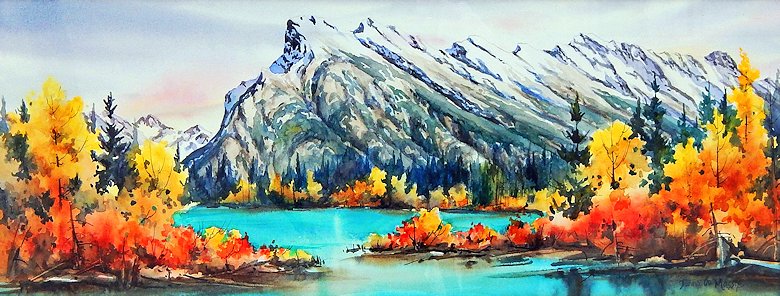 Image of art work “Mt. Rundle”