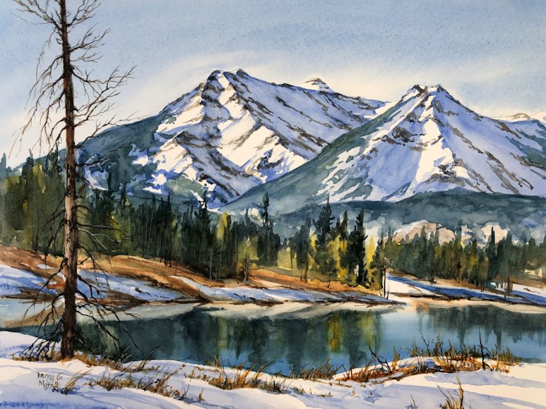 Image of art work “Reed Lake”