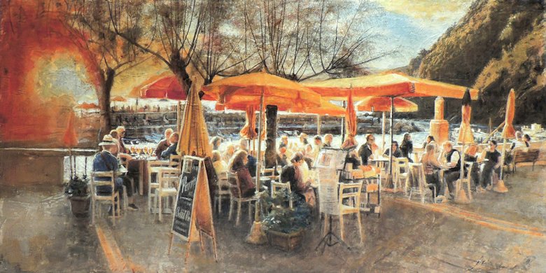 Image of art work &ldquo;Aperol Sunset&rdquo;