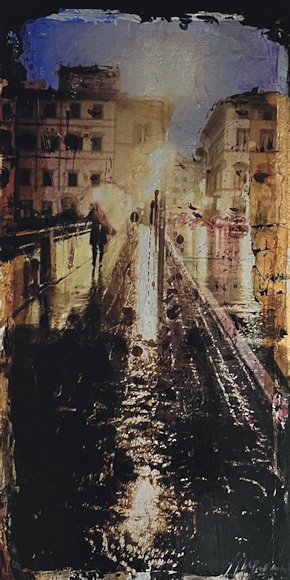 Image of art work “Florence in the Rain #1”