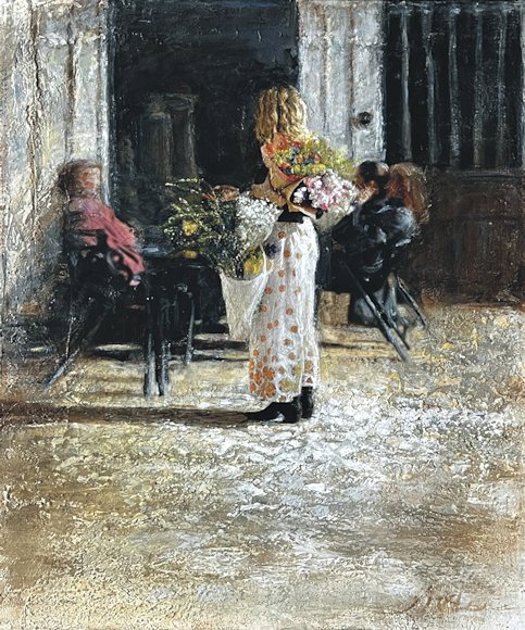 Image of art work “The Flower Girl - Lisbon”