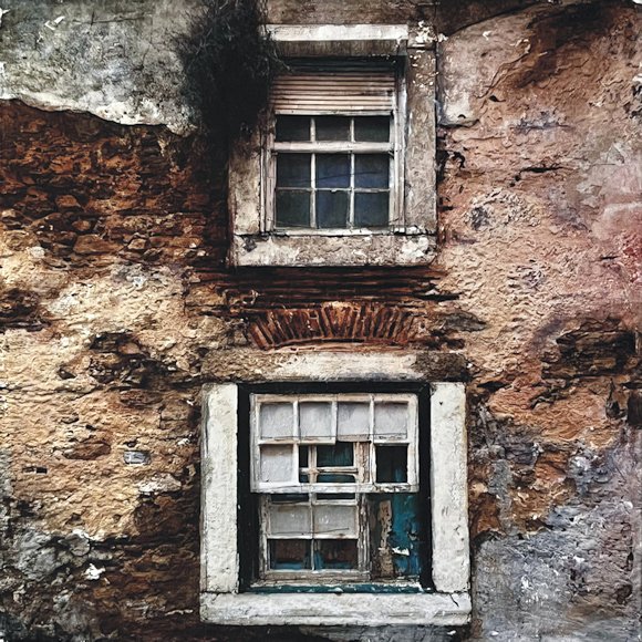 Image of art work “The Turquoise Shutters”