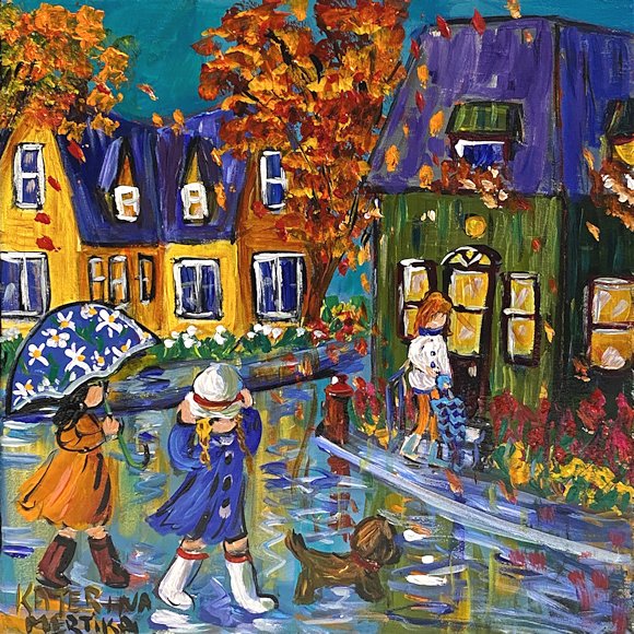Image of art work &ldquo;Autumn Streets&rdquo;