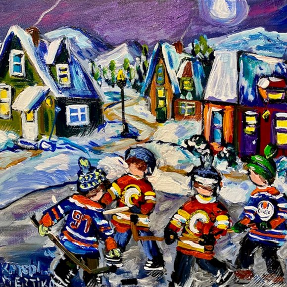 Image of art work “Great Hockey Players”