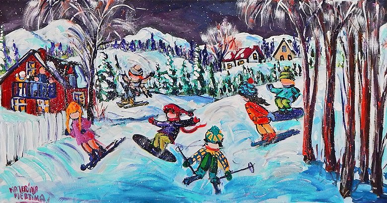 Image of art work “Ski Club”