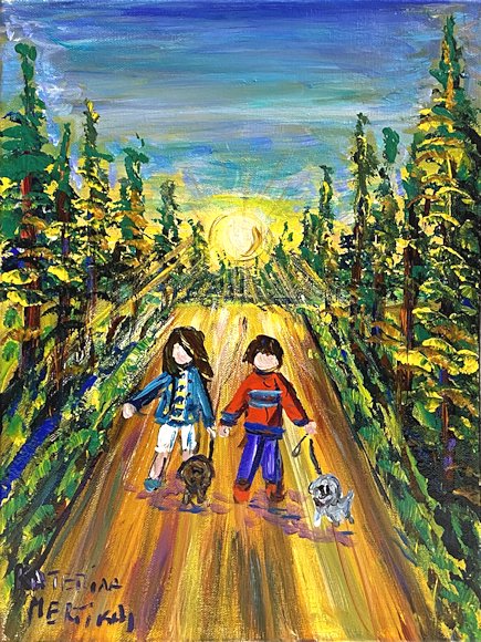 Image of art work &ldquo;Sun is Setting&rdquo;