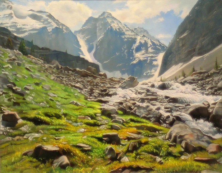 Image of art work “Alpine Stream”