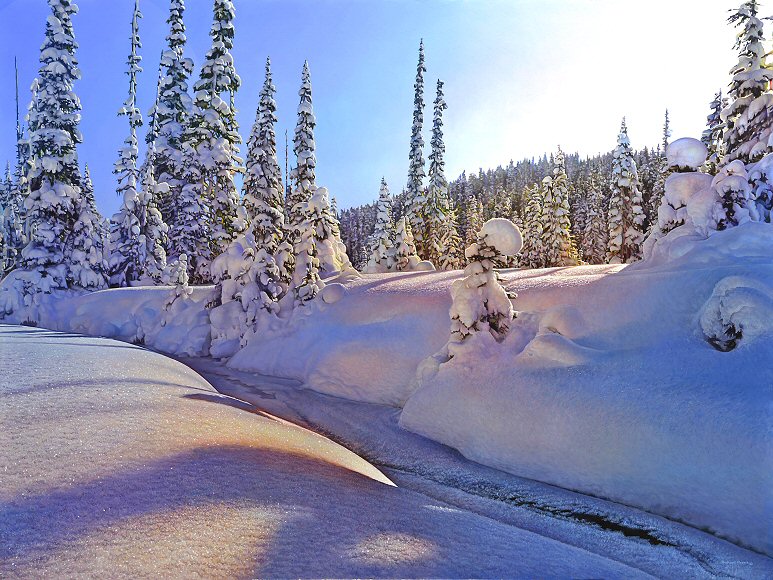 Image of art work “Resting Creek”