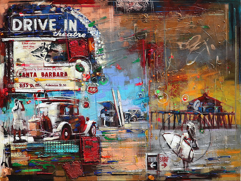 Image of art work “Drive In 1964”