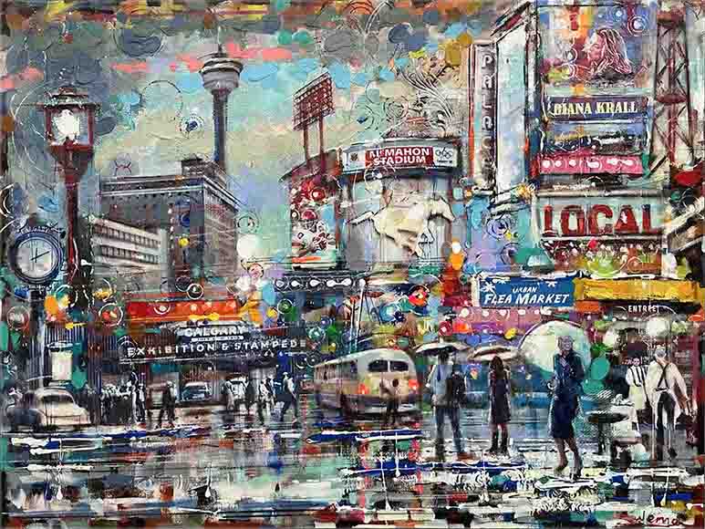 Image of art work “Exhibition and Stampede”