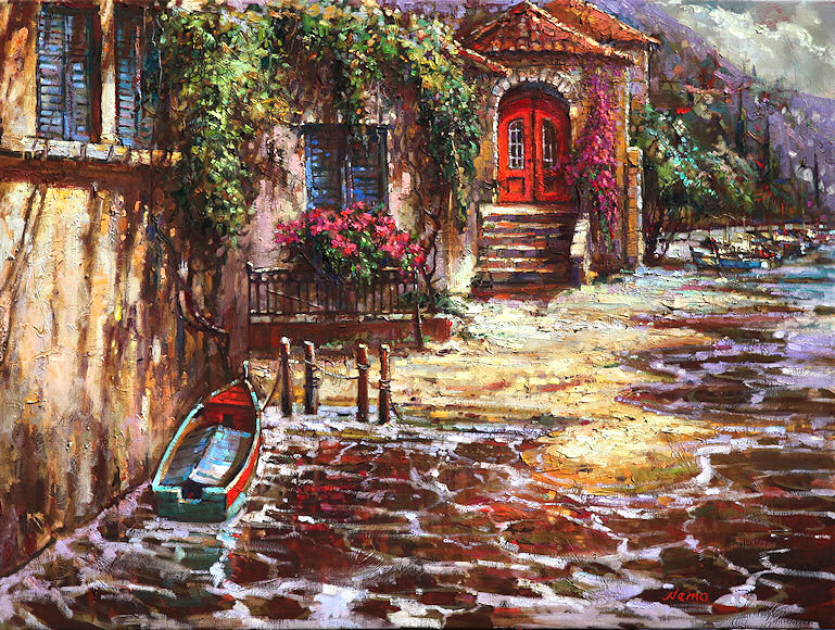 Image of art work “French Riviera House”