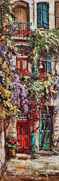 Image of art work “Wisteria in Bloom - Italy”