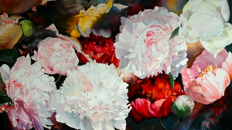 Image of art work “The Pleasure of Peonies”