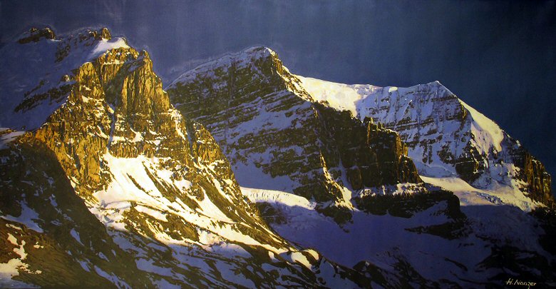 Image of art work “Mt Andromeda near the Columbia Glacier”