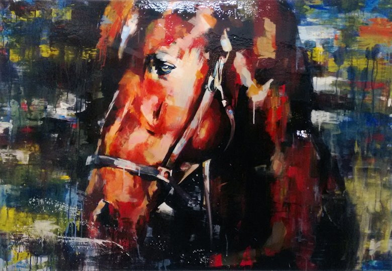 Image of art work “Head of the Horse”