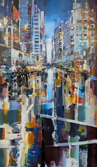 Image of art work “Into the City”