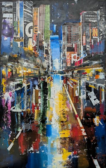 Image of art work “Metropolis by Night”