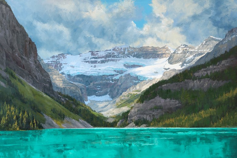 Image of art work “Lake Louise Summer Awakens”