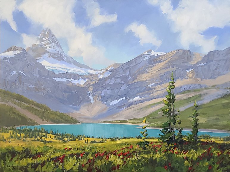 Image of art work “Summer at Lake Magog”