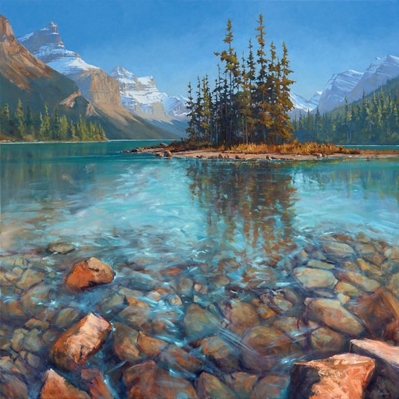 Image of art work “Where the Loon Calls”
