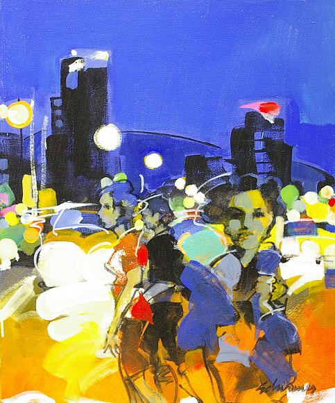 Image of art work &ldquo;Montreal Bleu&rdquo;