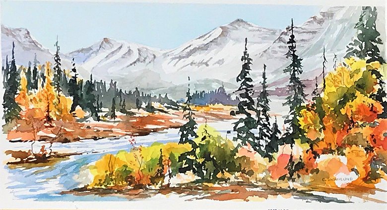 Image of art work “Creekside in Kananaskis”