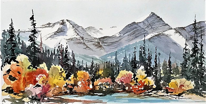 Image of art work “Forget-Me-Not Kananaskis”