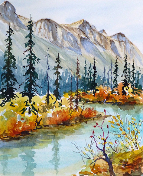 Image of art work “Policeman Creek in Fall”