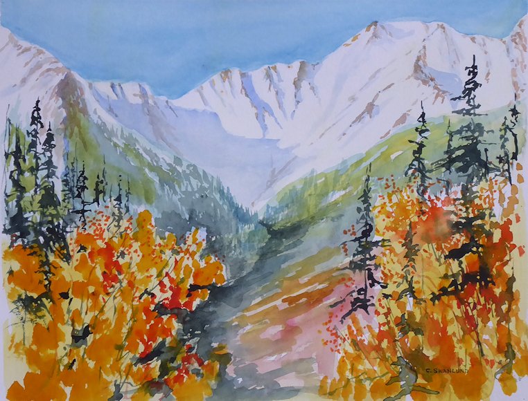 Image of art work “White Peaks in the Bow Valley”