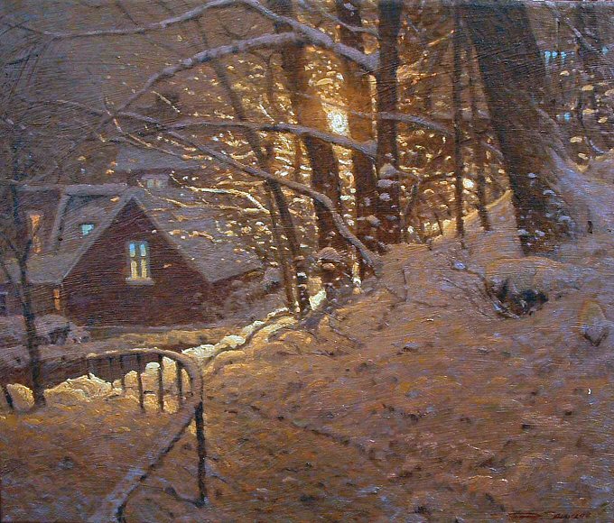 Image of art work &ldquo;Lumiere de Nuit, Westmount, Montreal&rdquo;