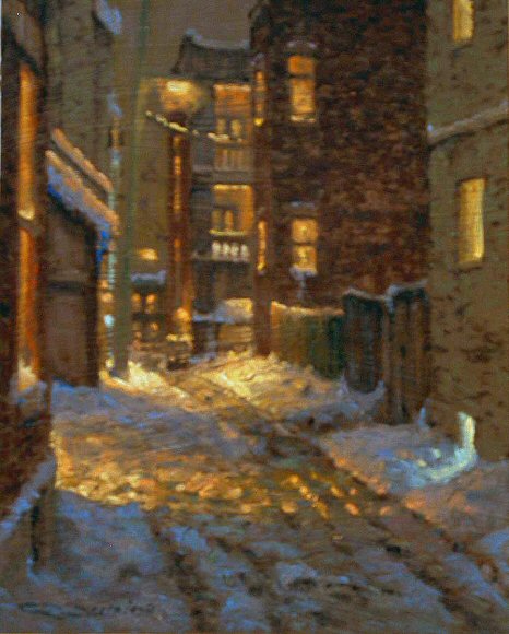 Image of art work &ldquo;Nuit Dans la Neige&rdquo;