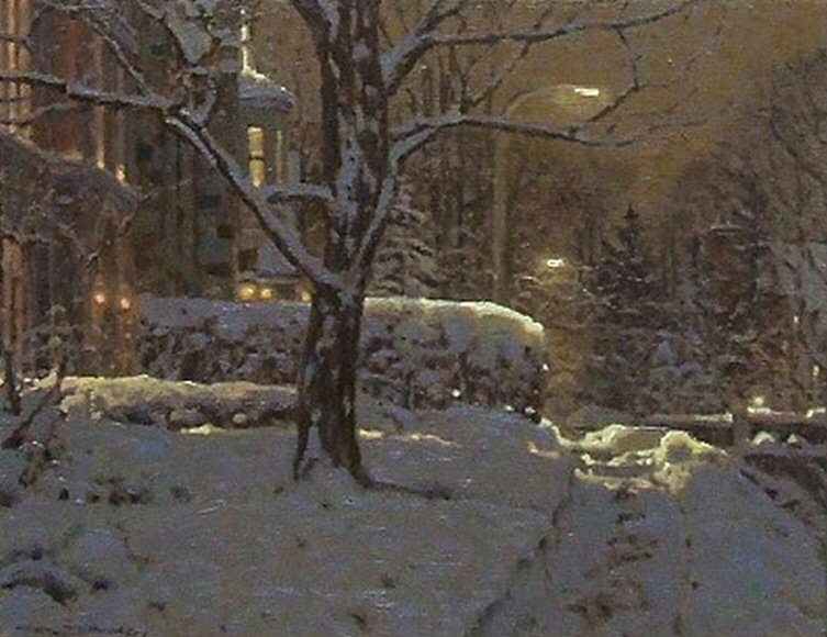 Image of art work &ldquo;Nuit a Westmount, Montreal&rdquo;