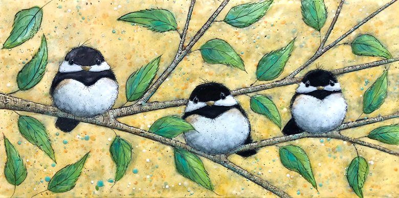 Image of art work “Chickadee-dee-dee 58”