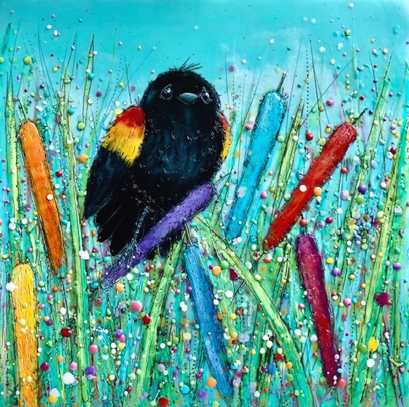 Image of art work “Red Wing Black Bird I”