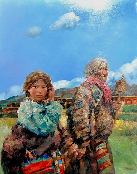 Image of art work &ldquo;Going into Town&rdquo;