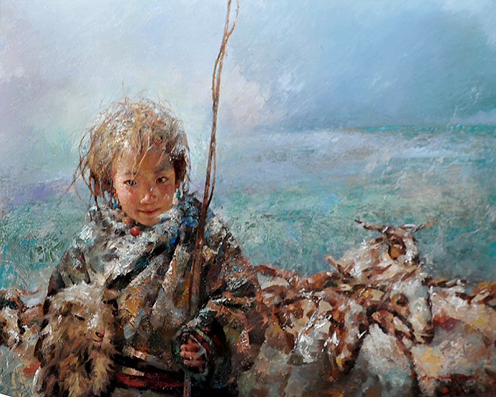 Image of art work “Shepherd Girl”