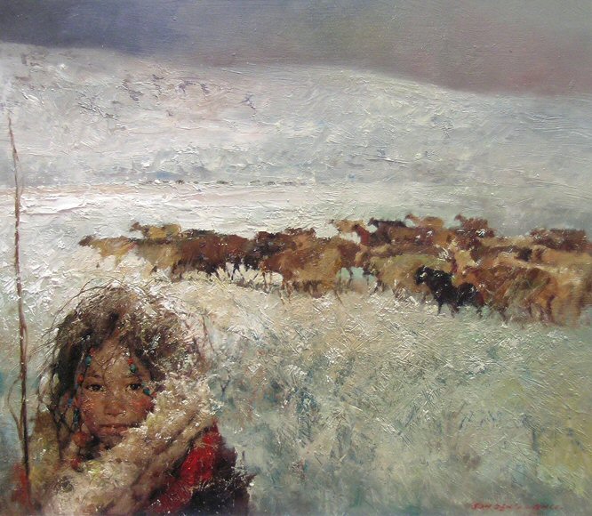 Image of art work “Shepherd Girl”