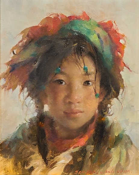 Image of art work “Tibetan Girl”