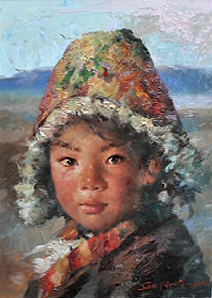 Image of art work “Tibet Girl I”