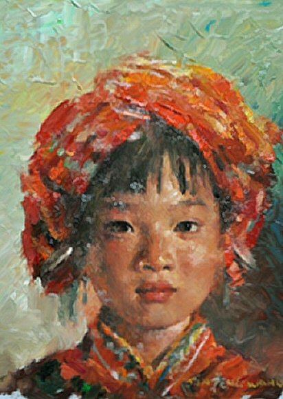 Image of art work “Tibet Girl II”